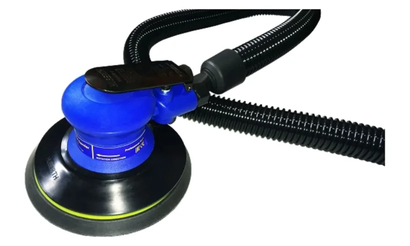 Машинка шлифовальная пневматическая, двойное пылеудаление, эксцентрик 2,5 мм, подошва 150мм фото