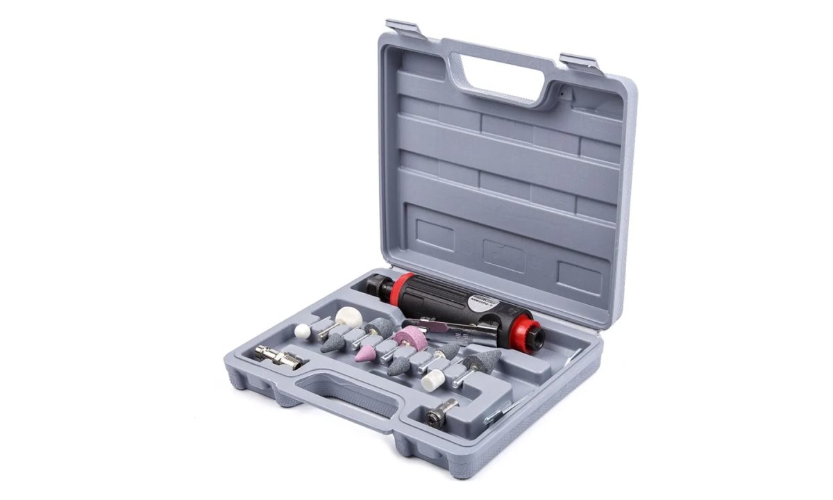  KraftWell KRW25PG-T Пневматическая бормашинка с набором насадок, в кейсе (0)