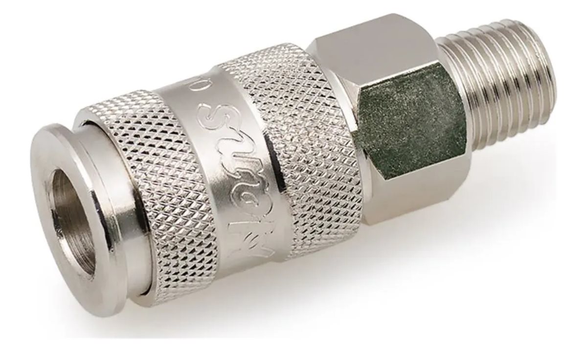  Пневматическое быстроразъемное соединение с наружной резьбой 1/4 G, Hans, 8513-2Q (0)