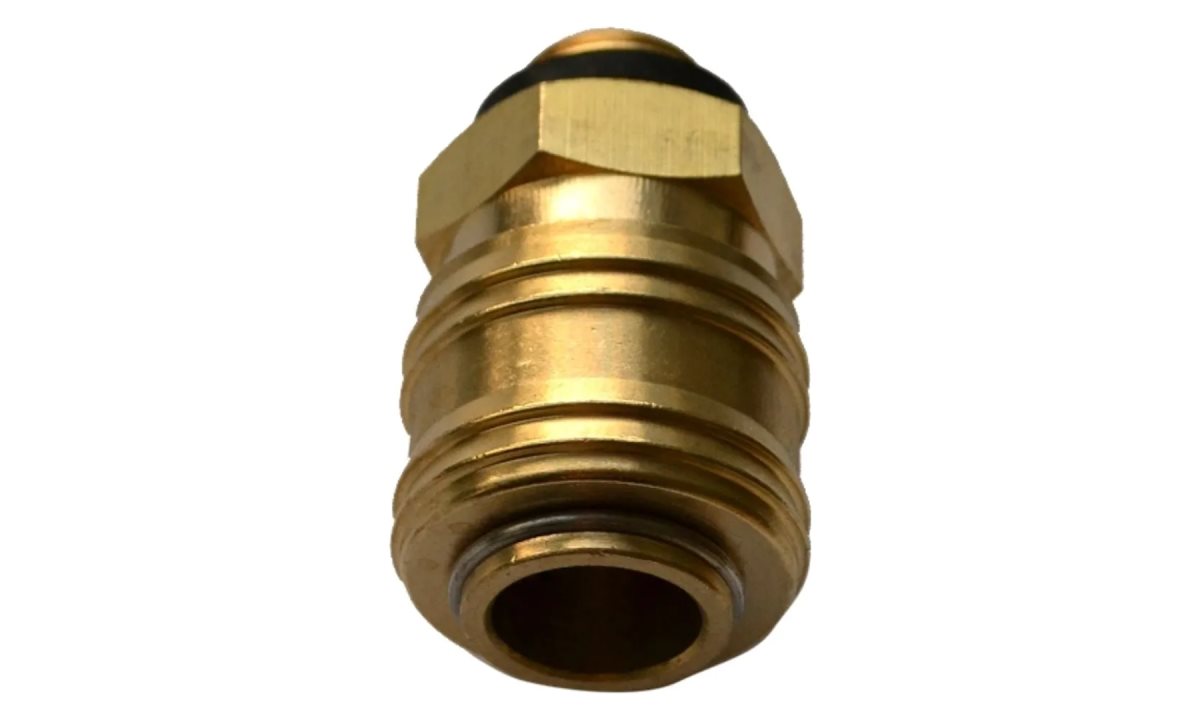  Соединение быстроразъёмное мама, 1/4', внешняя резьба,  Немецкий тип, латунь (0)
