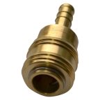  Соединение быстроразъёмное мама, 9мм, елочка, Немецкий тип, латунь мни (0)