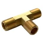  Фитинг прямой, Т образный, 1/4', внешняя резьба, латунь мни (0)