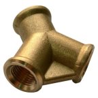  Муфта прямая, Y образная, 1/4', внутренняя резьба, латунь мни (0)