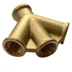  Муфта прямая, разветвитель на 3 выхода, 1/4', внутренняя резьба, латунь мни (0)