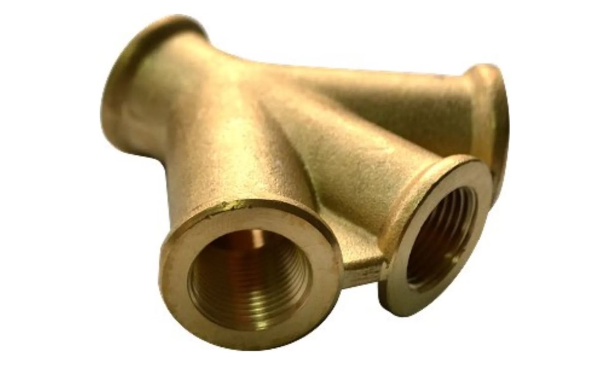  Муфта прямая, разветвитель на 3 выхода, 3/8', внутренняя резьба, латунь (0)