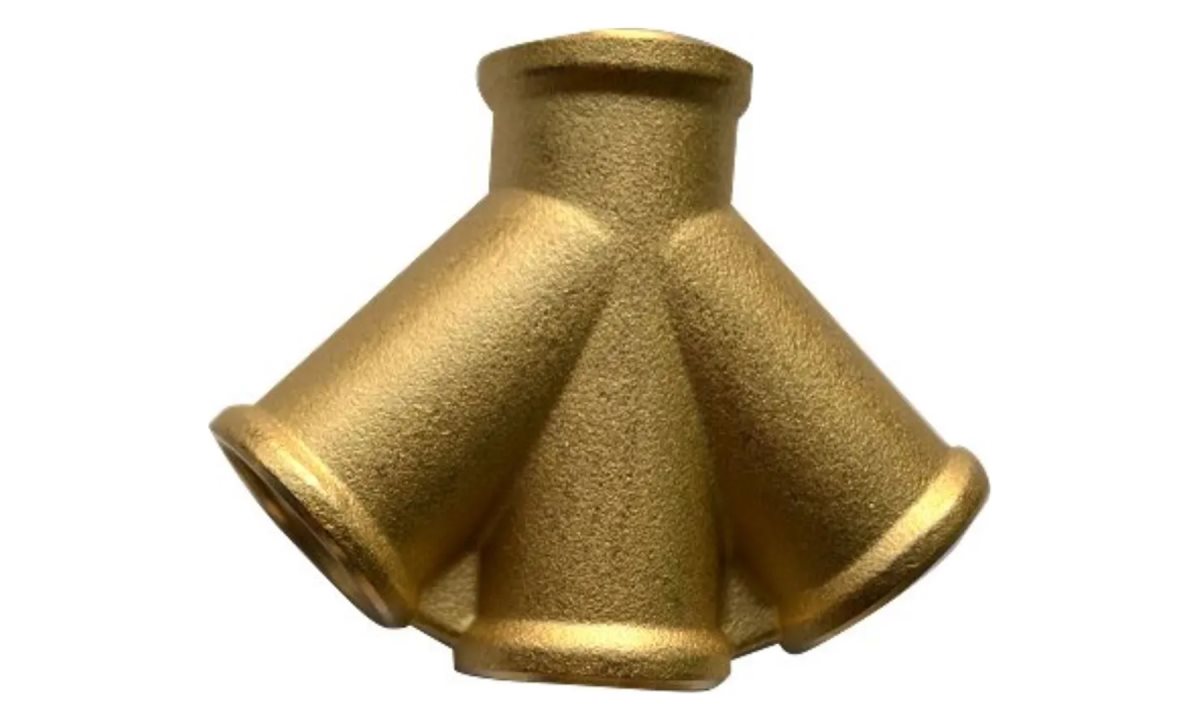  Муфта прямая, разветвитель на 3 выхода, 1/2', внутренняя резьба, латунь (0)