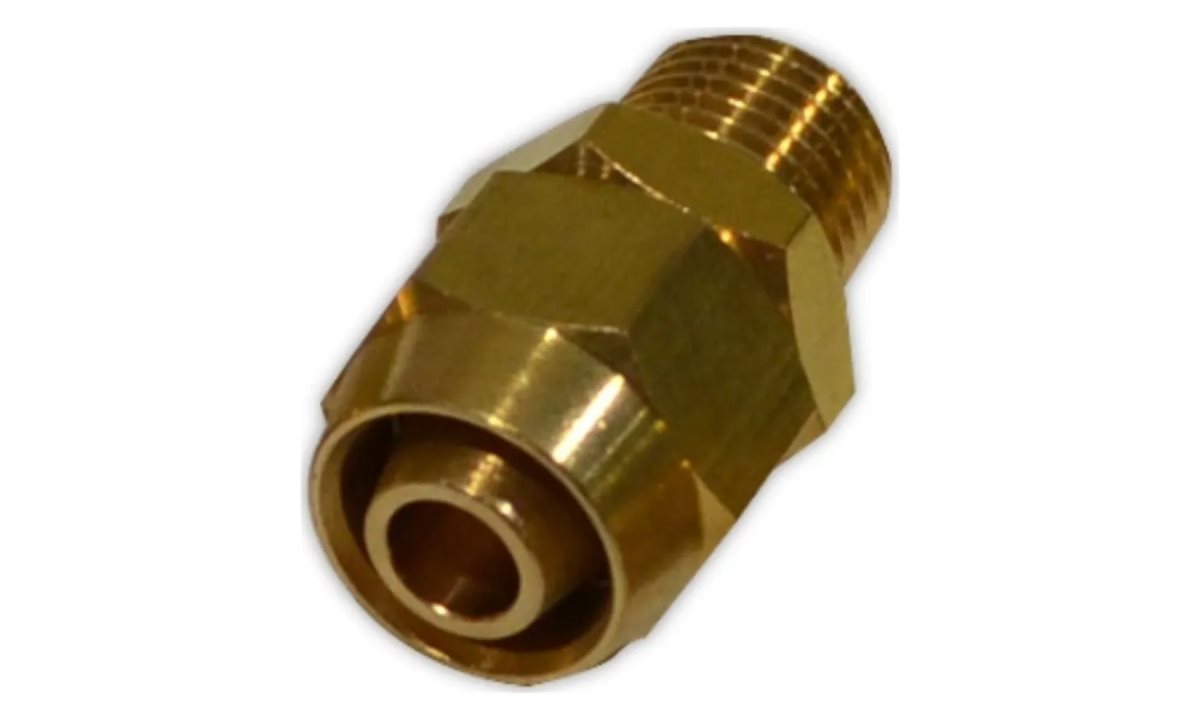  Фитинг переходной, 1/4' внешняя резьба, под шланг 8х12мм (0)