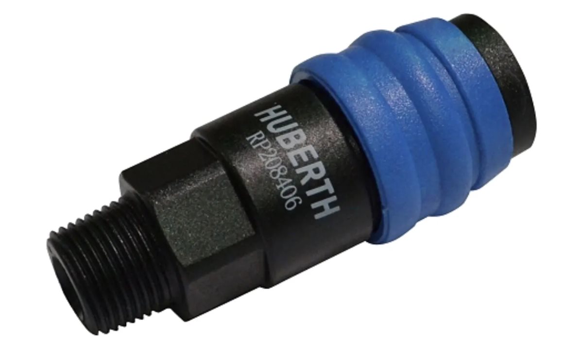  Соединение быстроразъёмное,  пластик, (немецкий) тип, 3/8внешняя резьба (0)