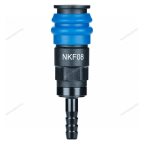  Разъем композитный мама быстросъемный - елочка Ø 8 мм NORDBERG NKF08 мни (1)