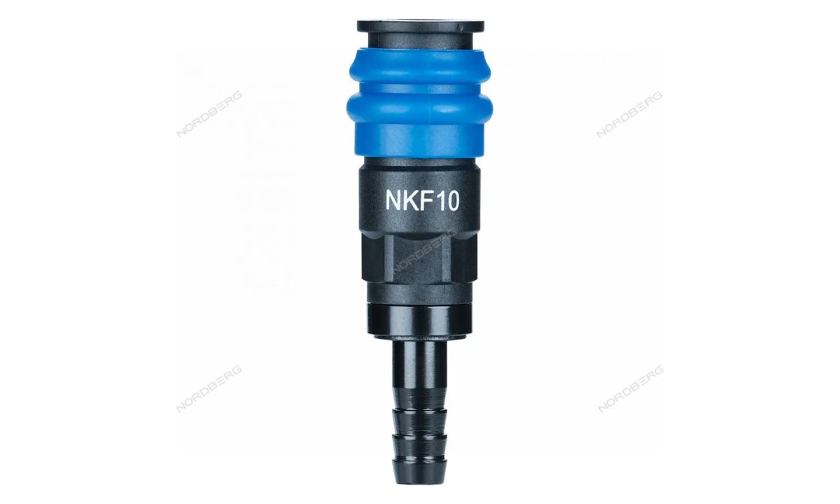  Разъем композитный мама быстросъемный - елочка Ø 10 мм NORDBERG NKF10 (1)