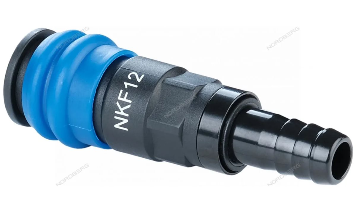  Разъем композитный мама быстросъемный - елочка Ø 12,5 мм NORDBERG NKF12 (0)