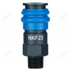  Разъем композитный мама быстросъемный - резьба M3/8 NORDBERG NKF23 мни (1)