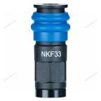  Разъем композитный мама быстросъемный - резьба F3/8 NORDBERG NKF33 мни (1)