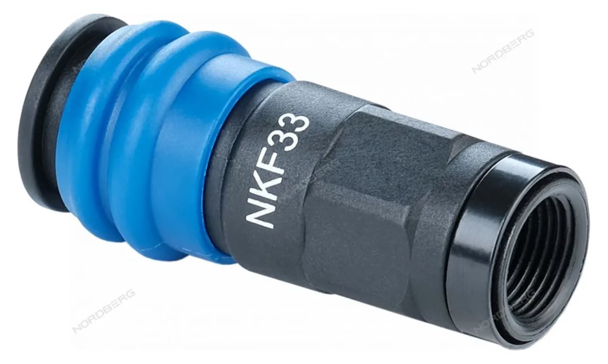  Разъем композитный мама быстросъемный - резьба F3/8 NORDBERG NKF33 (0)