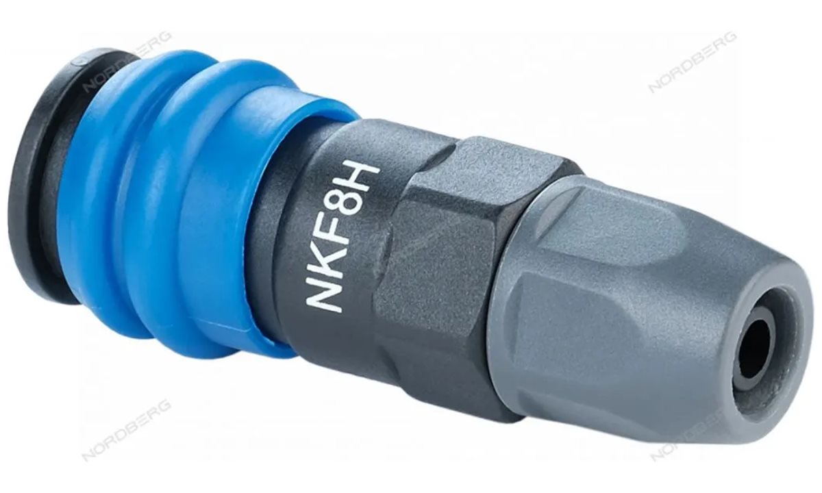  Разъем композитный мама быстросъемный для шланга 8х12 мм NORDBERG NKF8H (0)