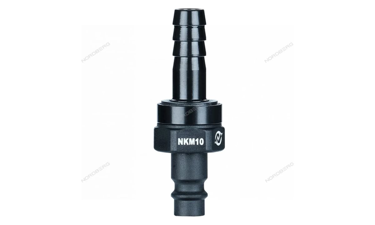 Переходник композитный папа быстросъемный - елочка Ø 10 мм NORDBERG NKM10 (1)