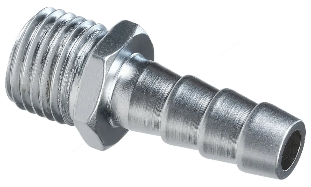  Переходник M1/4 - елочка диам. 8 мм NORDBERG NPS08 (0)