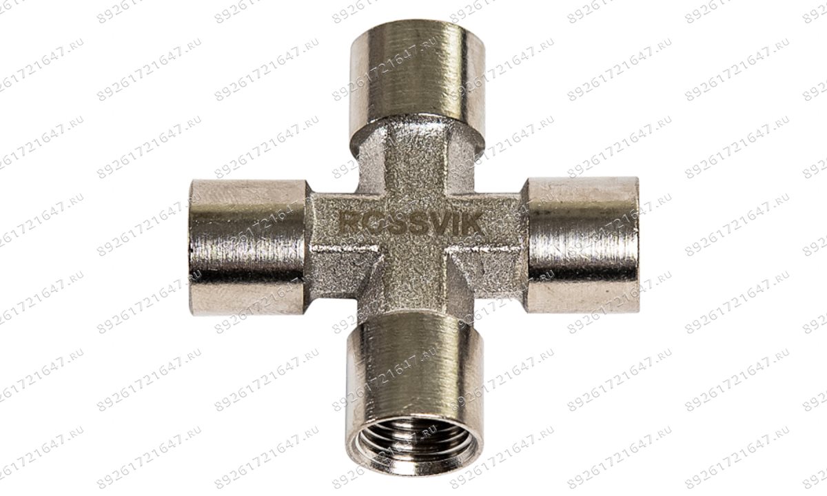  A139/2.R Соединитель крест ROSSVIK FFFF 1/4