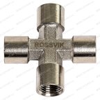  A139/2.R Соединитель крест ROSSVIK FFFF 1/4