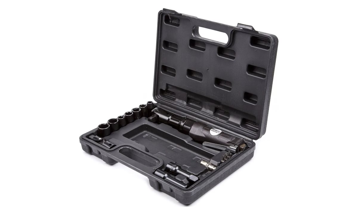  KraftWell KRW12RW-T Пневматическая трещотка с набором головок 1/2, в кейсе (0)