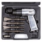  KraftWell KRWAH-T Пневмозубило 150мм с комплектом насадок мни (3)