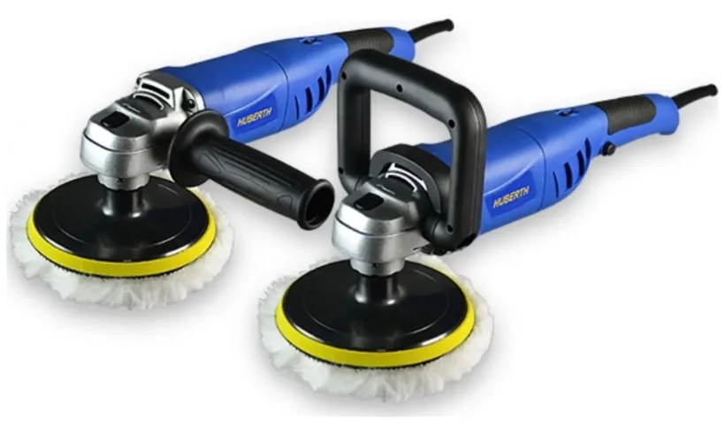 Машинка полировальная электрическая, роторная, подошва 150 мм фото