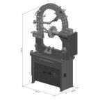  Стенд для правки автомобильных дисков Титан ALU Компакт с электроприводом мни (3)