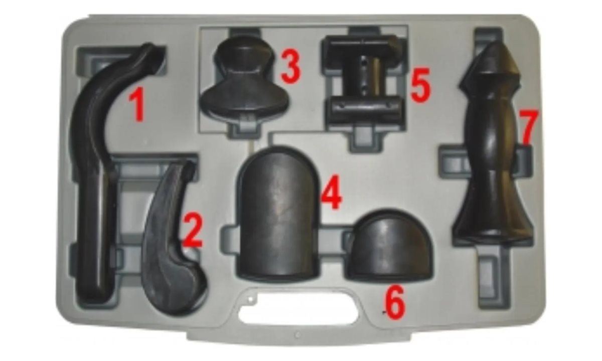  Правки для кузовных работ (набор 7 предметов) KA-7249K KINGTOOL (1)