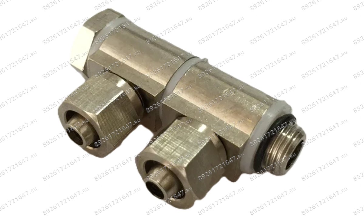  Фитинг металлический на подстольный цилиндр ШМС 8мм, 1/8 (0)