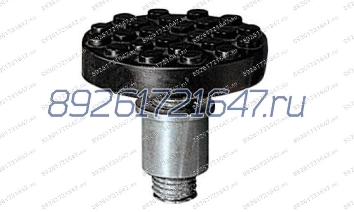  Пята на лапу подъёмника с резиновой накладкой с резьбой, круглая под отверстие D - 50 мм (0)