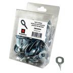  Кольцо скрученное для вытягивания, 100шт. мни (0)