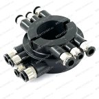 Подстольный распределитель ШМС со взрыв подкачкой (фитинги прямые)  фото