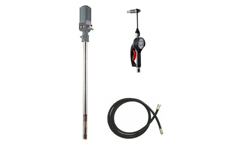 KraftWell KRW1740 Комплект для раздачи масла из бочек, мобильный фото