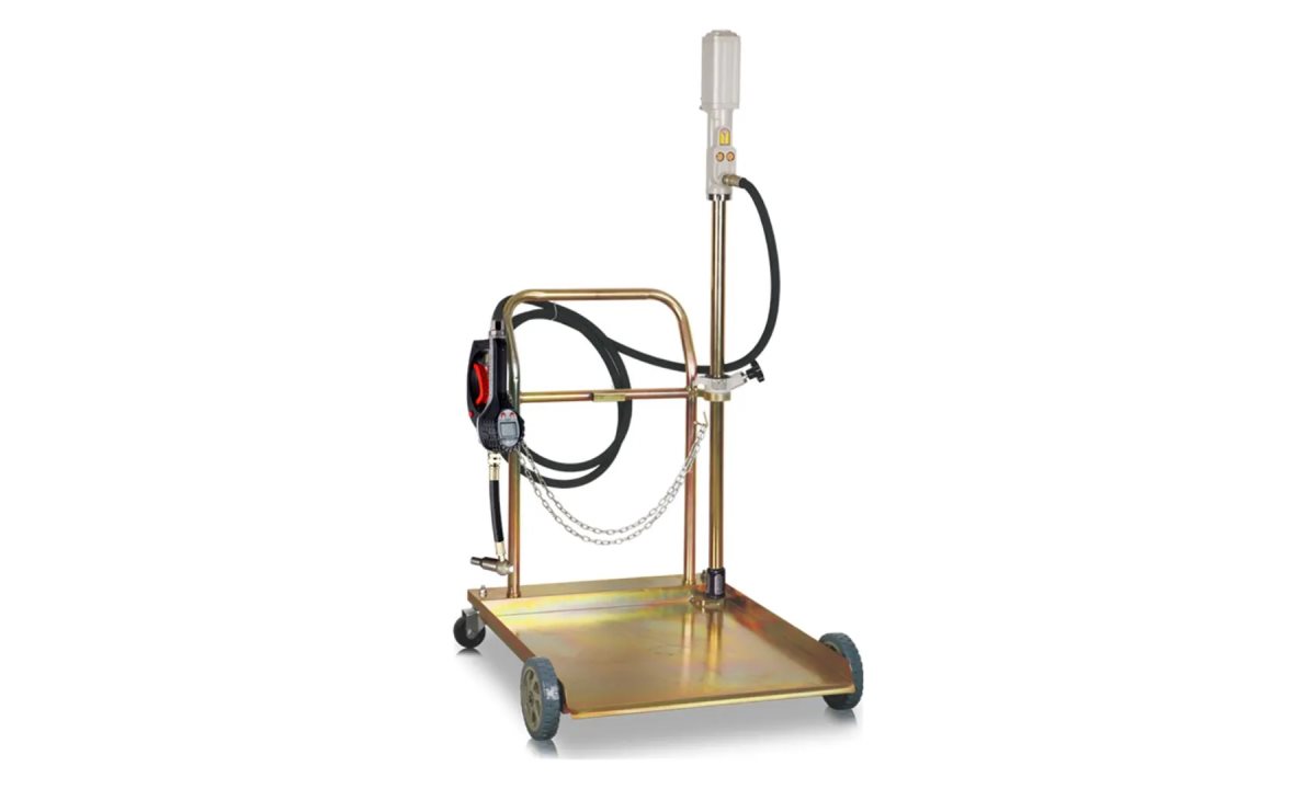  KraftWell KRW1764.S Комплект для раздачи масла из бочек мобильный, с тележкой (1)