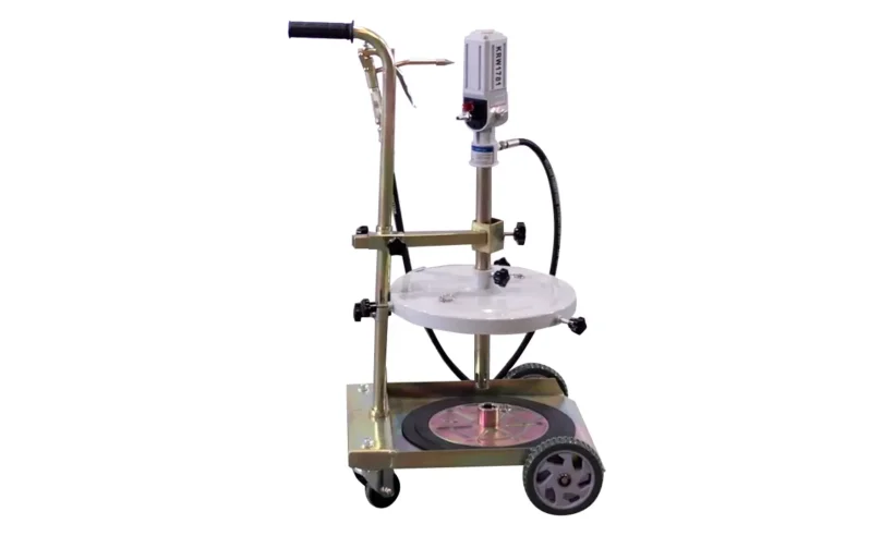 KraftWell KRW1781 Комплект для раздачи солидола из бочек, с тележкой фото