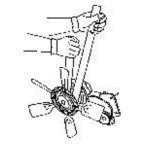  Фиксатор шкива BMW KA-7185 KINGTOOL мни (1)