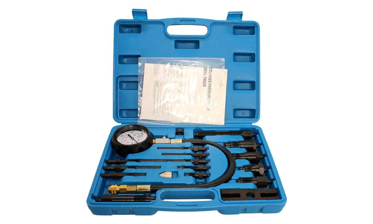  Компрессометр дизельный 0-1000PSI и 0-70атм с адаптерами для всех дизелей в мире TA-G1011 AE&T (1)