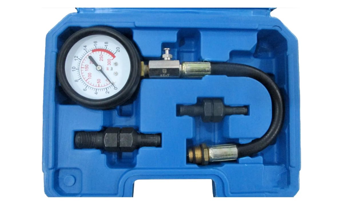  Компрессометр (10мм, 12мм, 14мм и 18мм) (7 адаптеров) TA-G1032 AE&T (1)