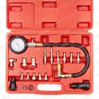  ST107 Компрессометр для дизельных ДВС с быстросъемными адаптерами, 0-1000PSI (0-70бар) мни (0)