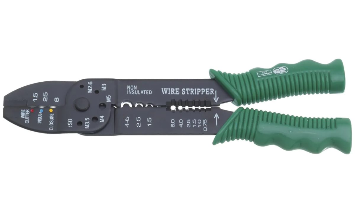  1932-09 Клещи для зачистки и обжимки проводов, 225 мм (0)