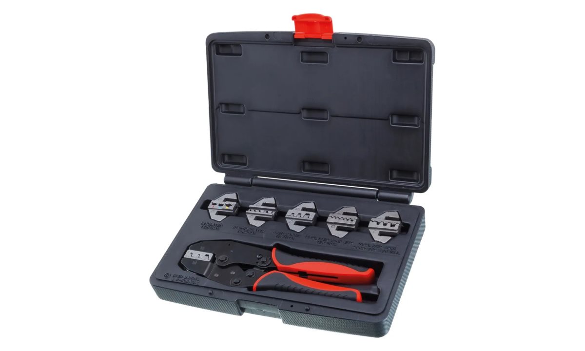  KA-1278 Клещи для обжимки клемм в наборе, 7 предм. (0)