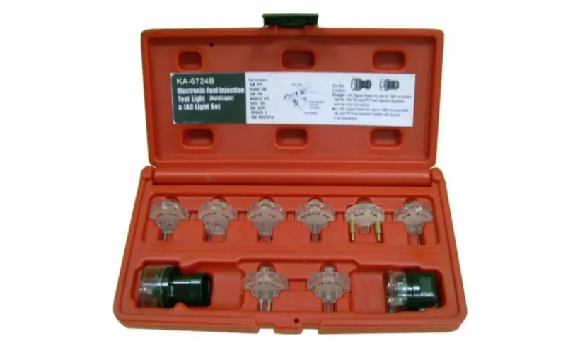 KA-6724B Индикатор сигналов электронных систем впрыска (TBI,PFI,SCPI), набор 10 предметов фото