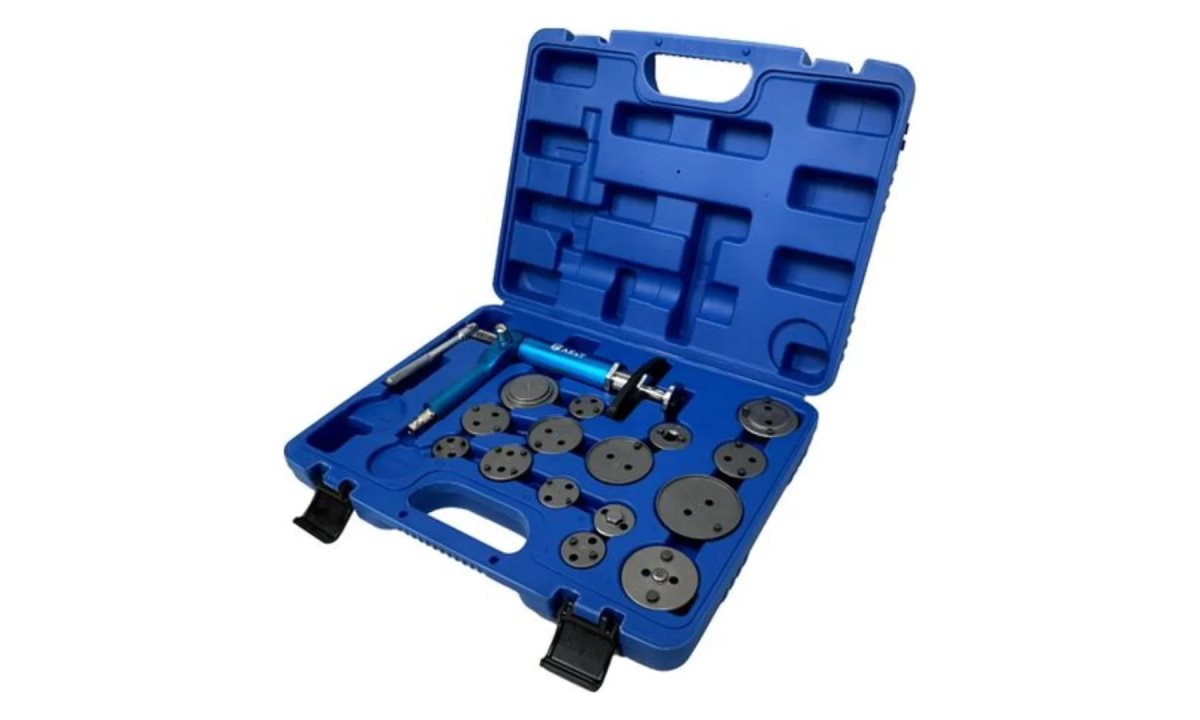  Инструмент сведения тормозных цилиндров пневматический (16 предметов) TA-B1075 AE&T (0)