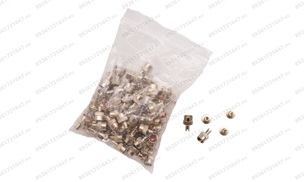  Колпачок-ключик DPC-019 для вентиля металлический (100шт/уп.) (1)