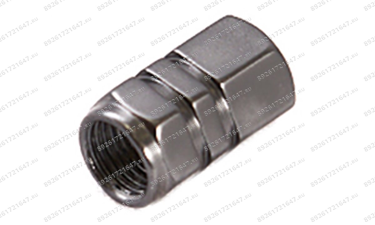  Колпачок для вентиля DPC-020 алюминиевый, серый (100шт/уп.) (1)