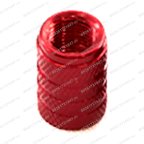  Колпачок для вентиля DPC-024 алюминиевый, красный (100шт/уп.) мни (2)