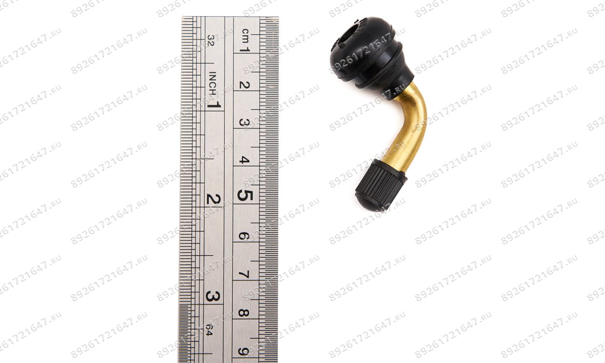  Вентиль TR-412L (PVR70) для мотоколес, 32,5мм/90°/30мм, Ф15мм, пр-во Китай (1)
