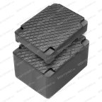  Накладка резиновая для ножничных подъемников (наборная) Н-70 мм (160х120 мм) мни (2)