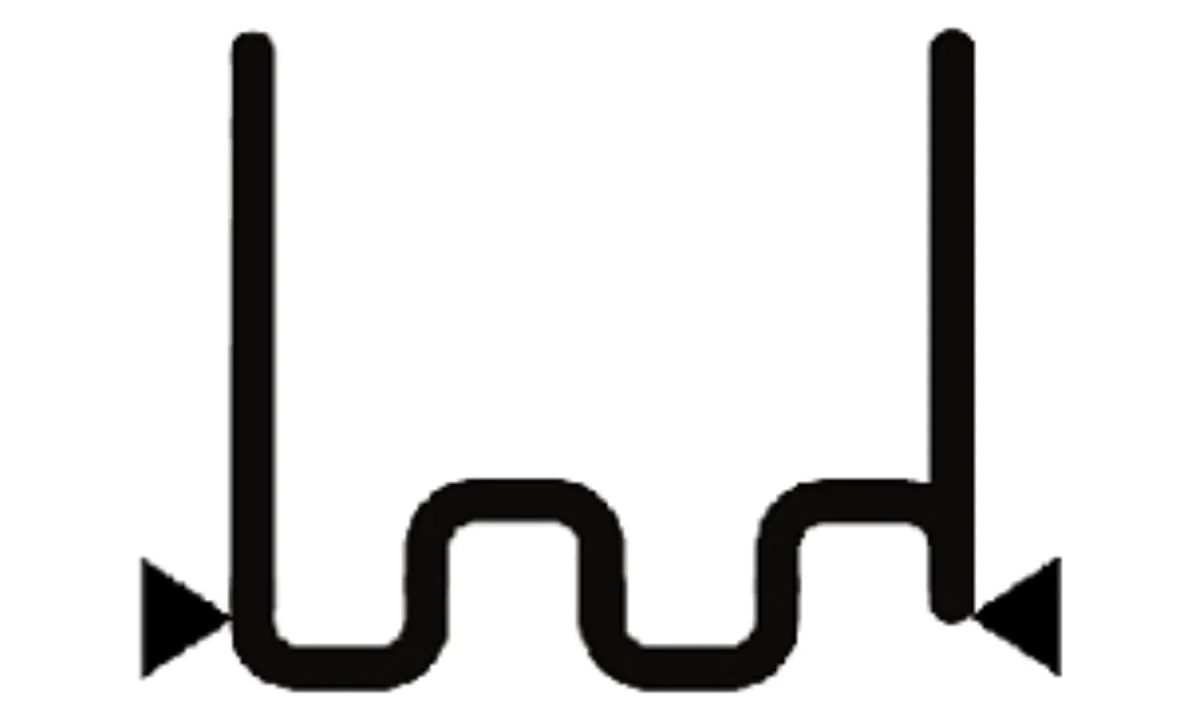  Скоба воолнообразная широкая надрезанная (100шт) 0,8 (0)