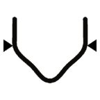  Скоба угловая (100шт) 0,8 мни (0)